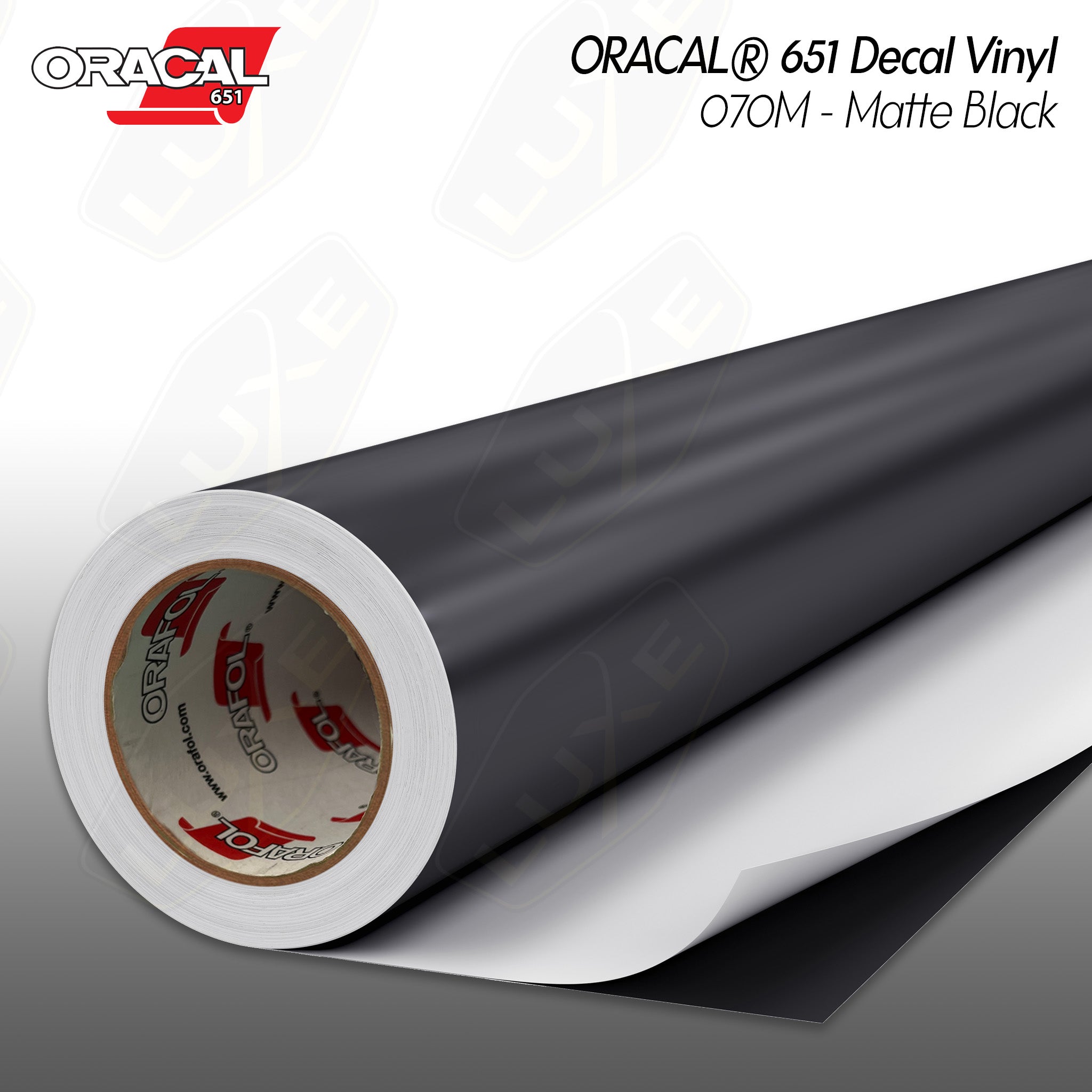 Oracal 651 Matte Vinyl Rolls - Black