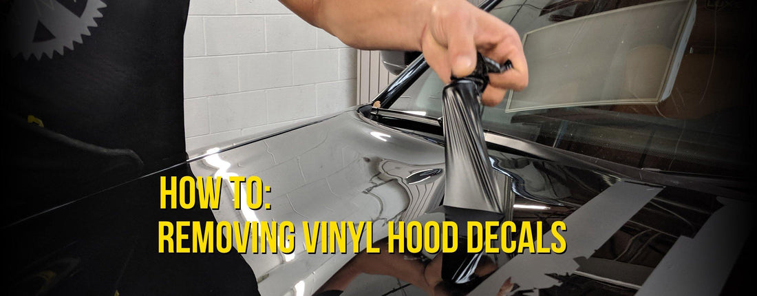 How To: Removing Vinyl Hood Decals - Luxe Auto Concepts