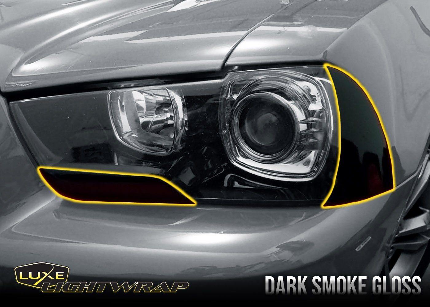 2011-14 Charger Head Light Tint Kit - Type 1 (Overlays)