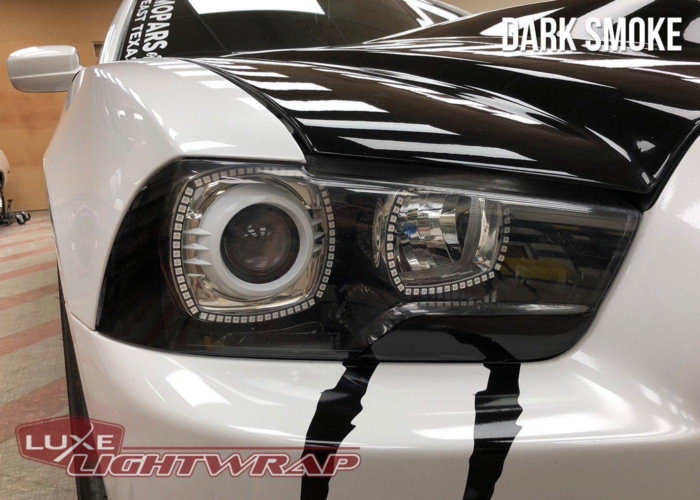 2011-14 Charger Head Light Tint Kit - Type 1 (Overlays)