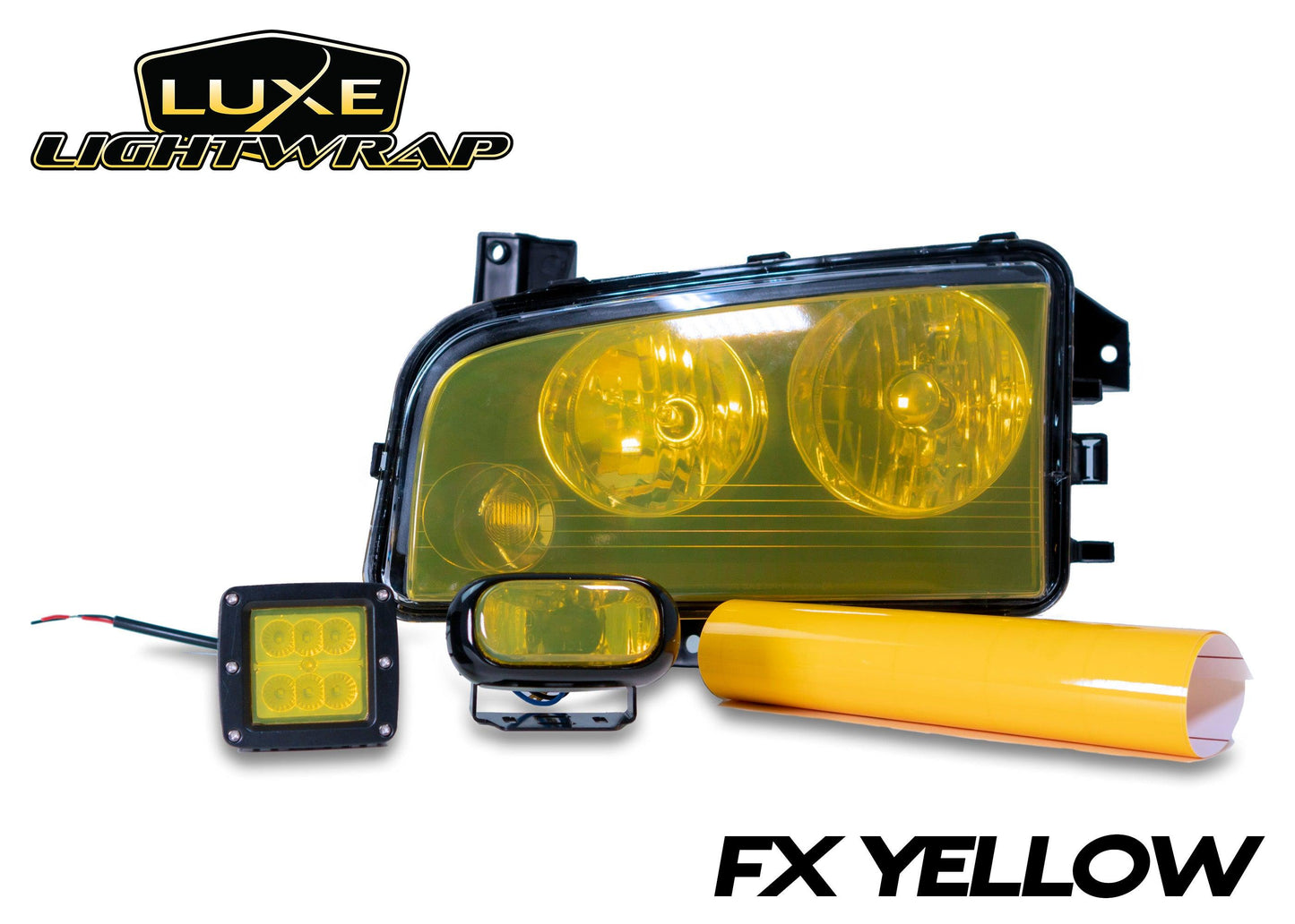 Luxe LightWrap Tint Vinyl - LightWrap FX Yellow - Luxe Auto Concepts