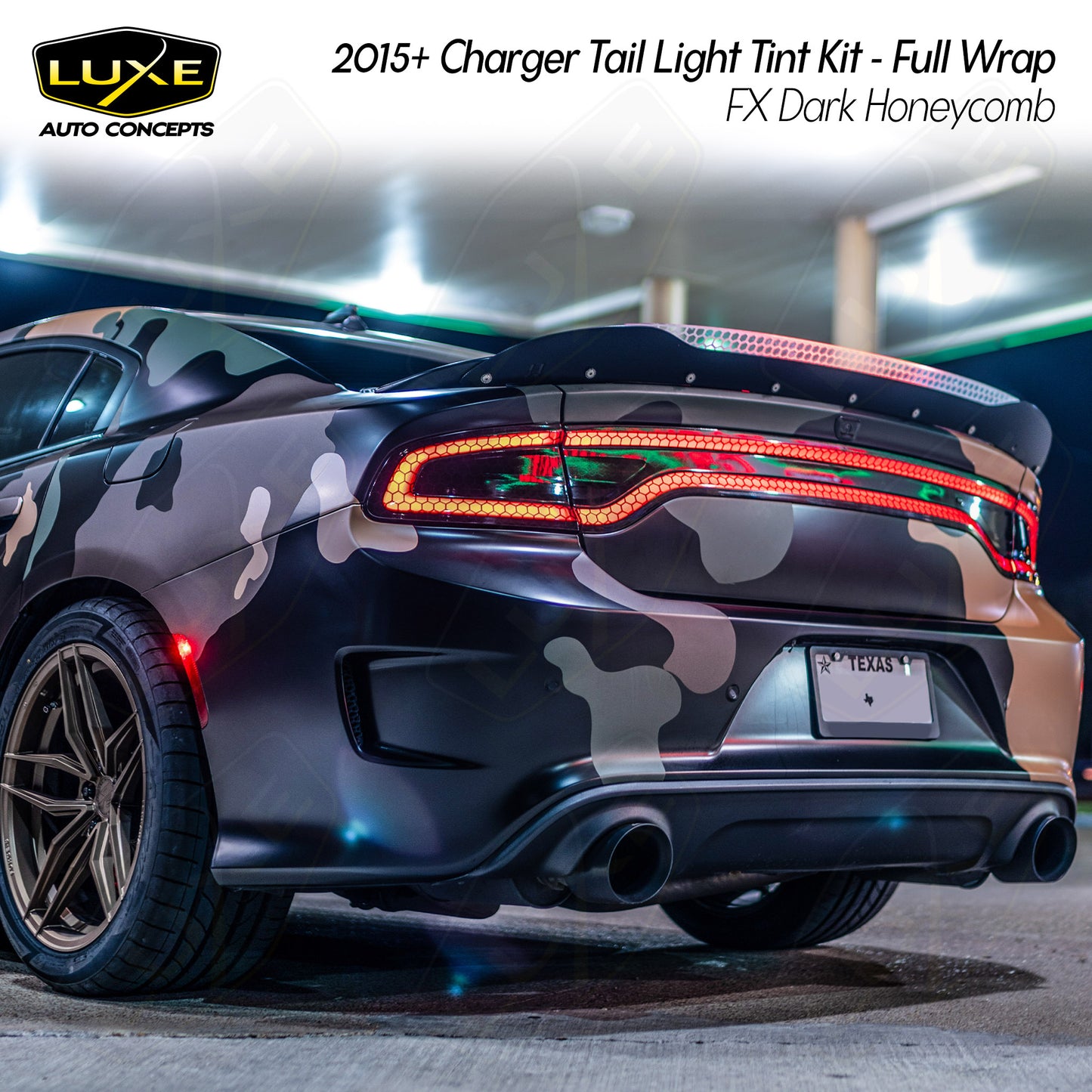 Charger Tail Light Tint Kit - Full Wrap Kit