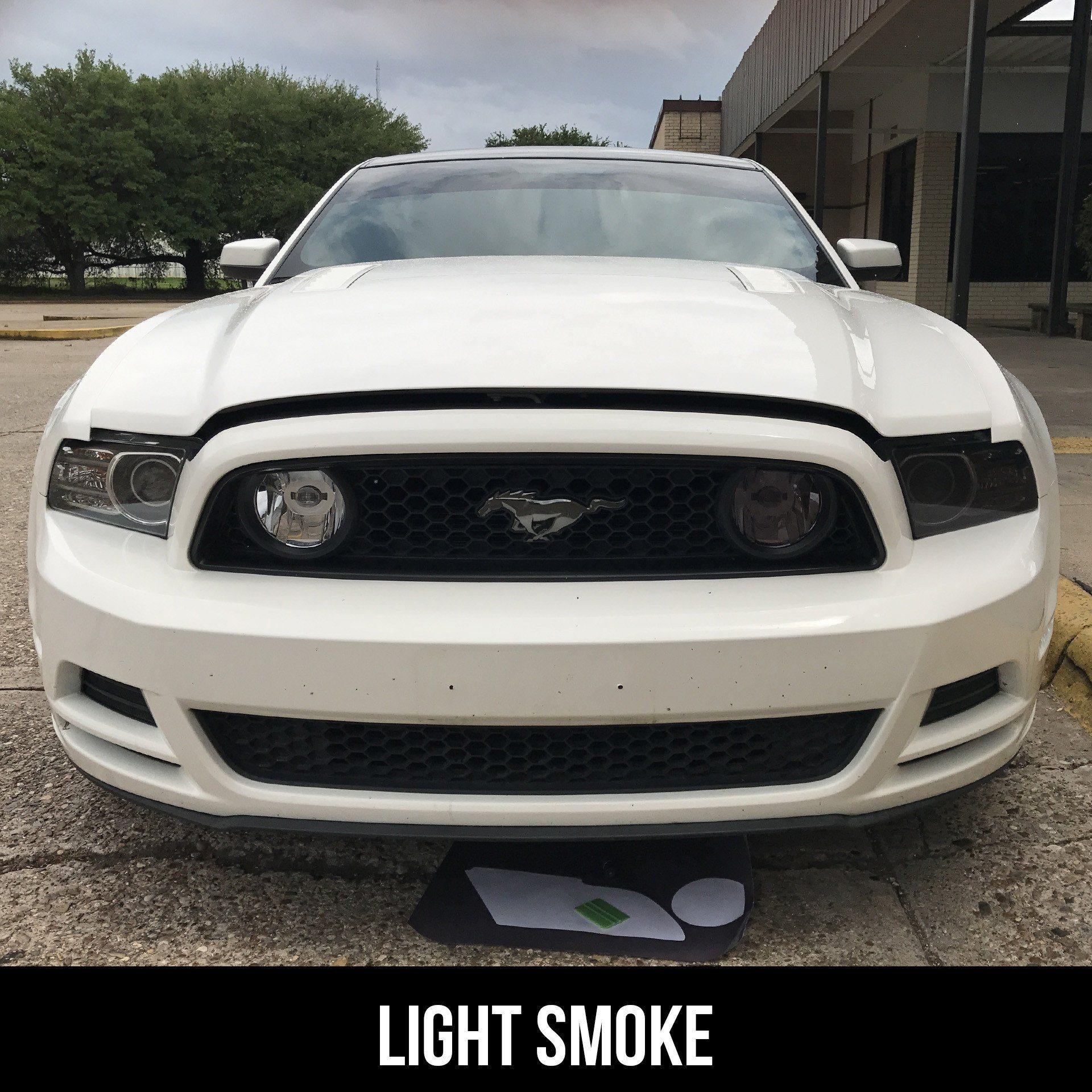  SEC10 Headlight Tint; Smoked Compatible with 10-14