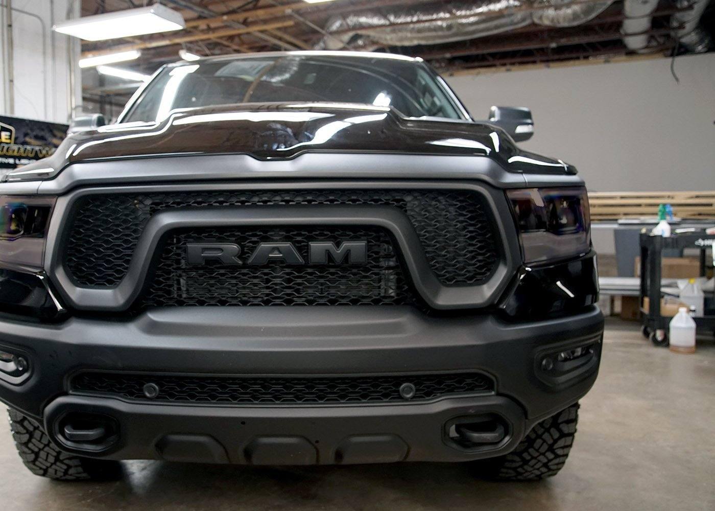 2019+ RAM 1500 Headlight Tint Kit - Full Wrap - Luxe Auto Concepts