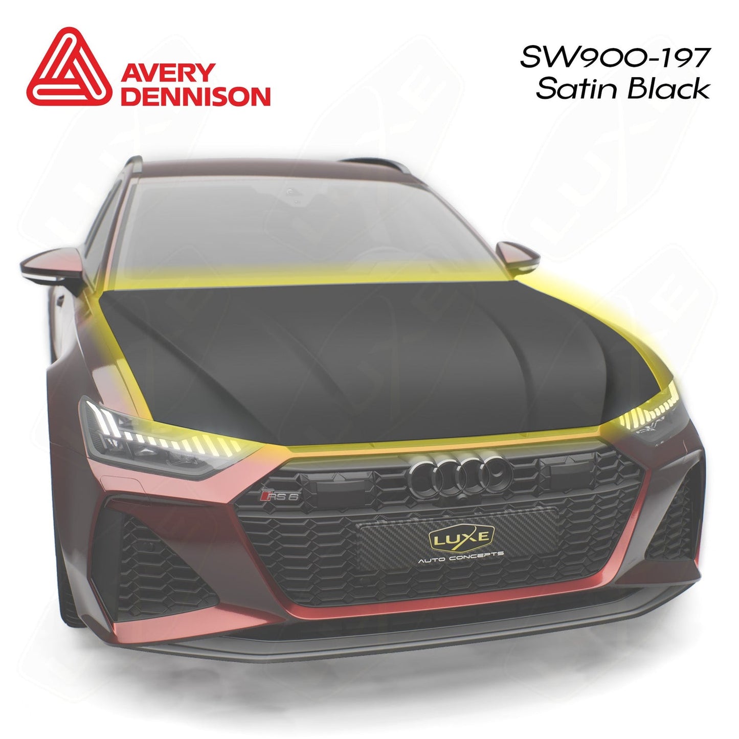 Universal Vinyl Sheet Wrap Kit - Avery Satin Black