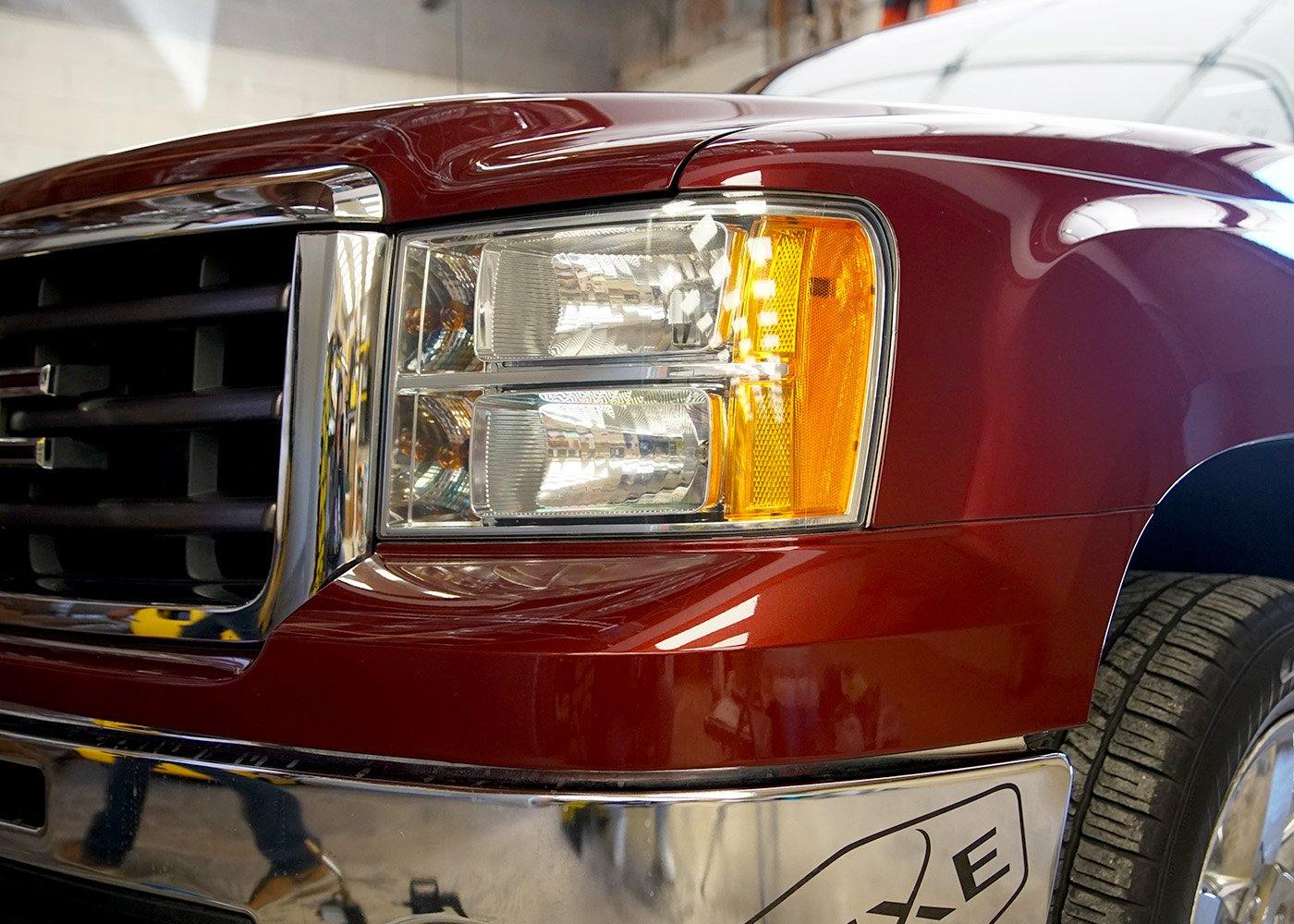 2007-13 GMC Sierra 1500 Headlight PPF Kit - Luxe Auto Concepts