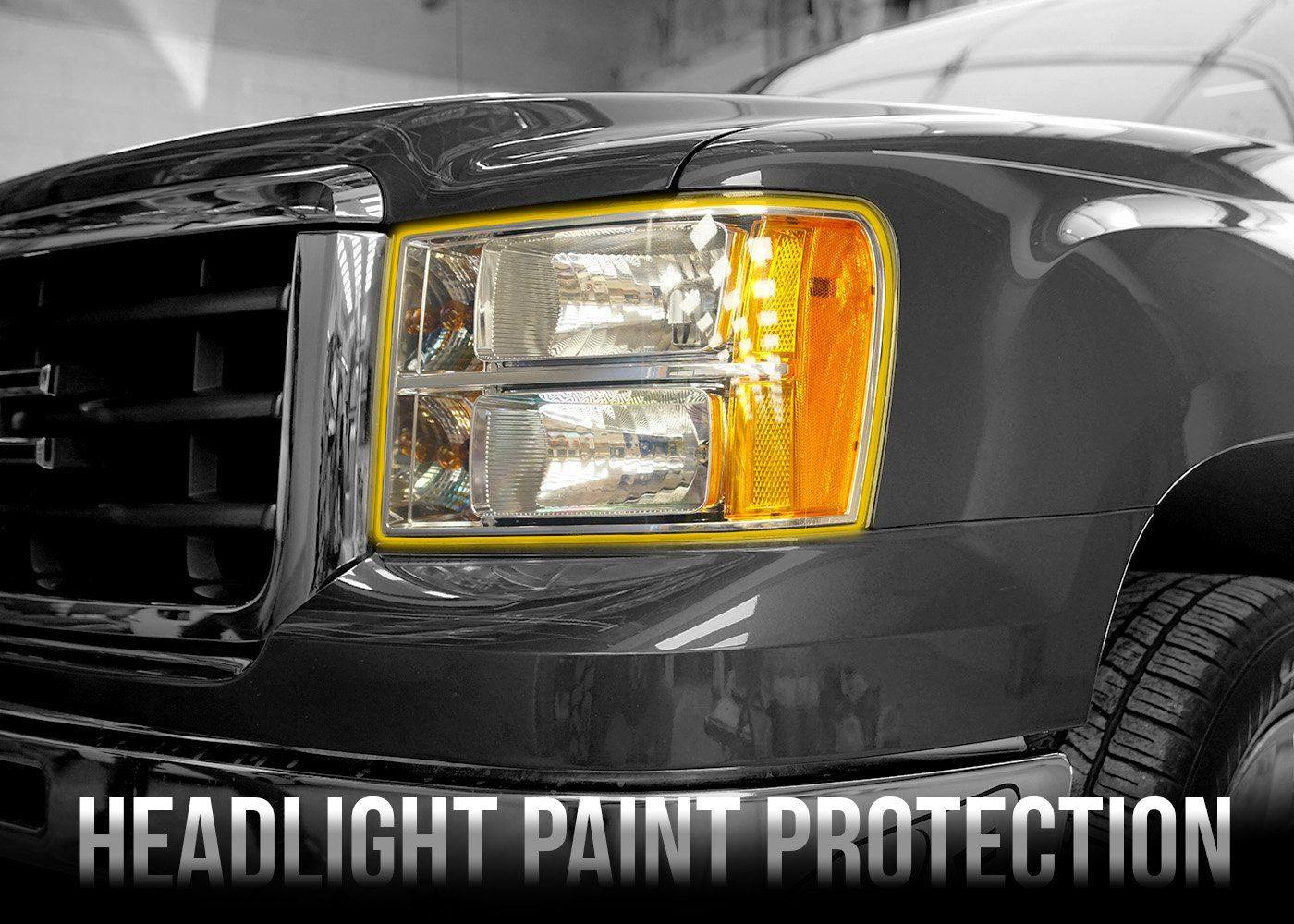 2007-13 GMC Sierra 1500 Headlight PPF Kit - Luxe Auto Concepts