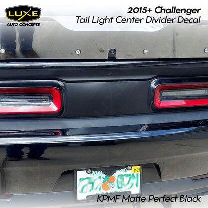 2015+ Challenger Taillight Divider Decal - Single Solid Layer Kit