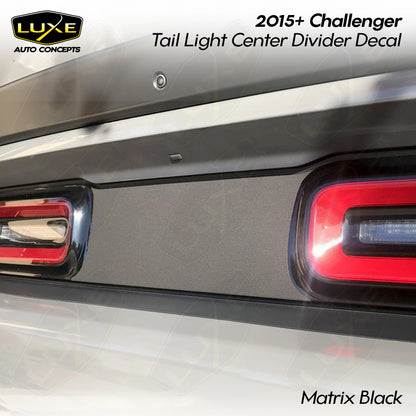 2015+ Challenger Taillight Divider Decal - Single Solid Layer Kit