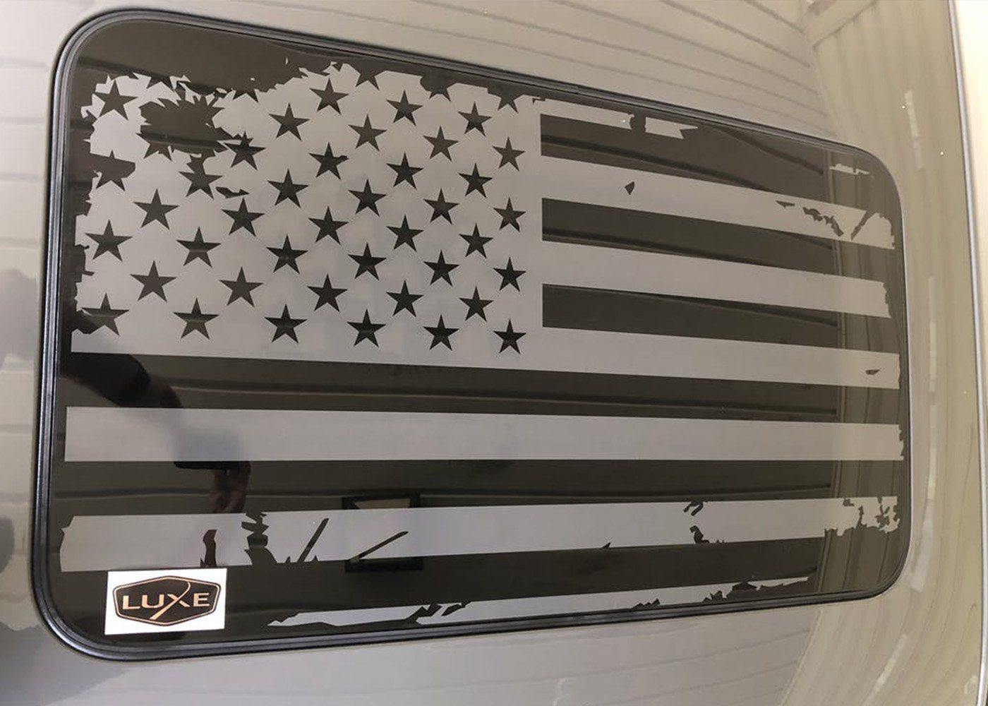 USA Flag Sunroof Decal for Dodge Vehicles - Luxe Auto Concepts