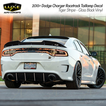 Charger Racetrack Taillamp Decal - Tiger Stripes Kit