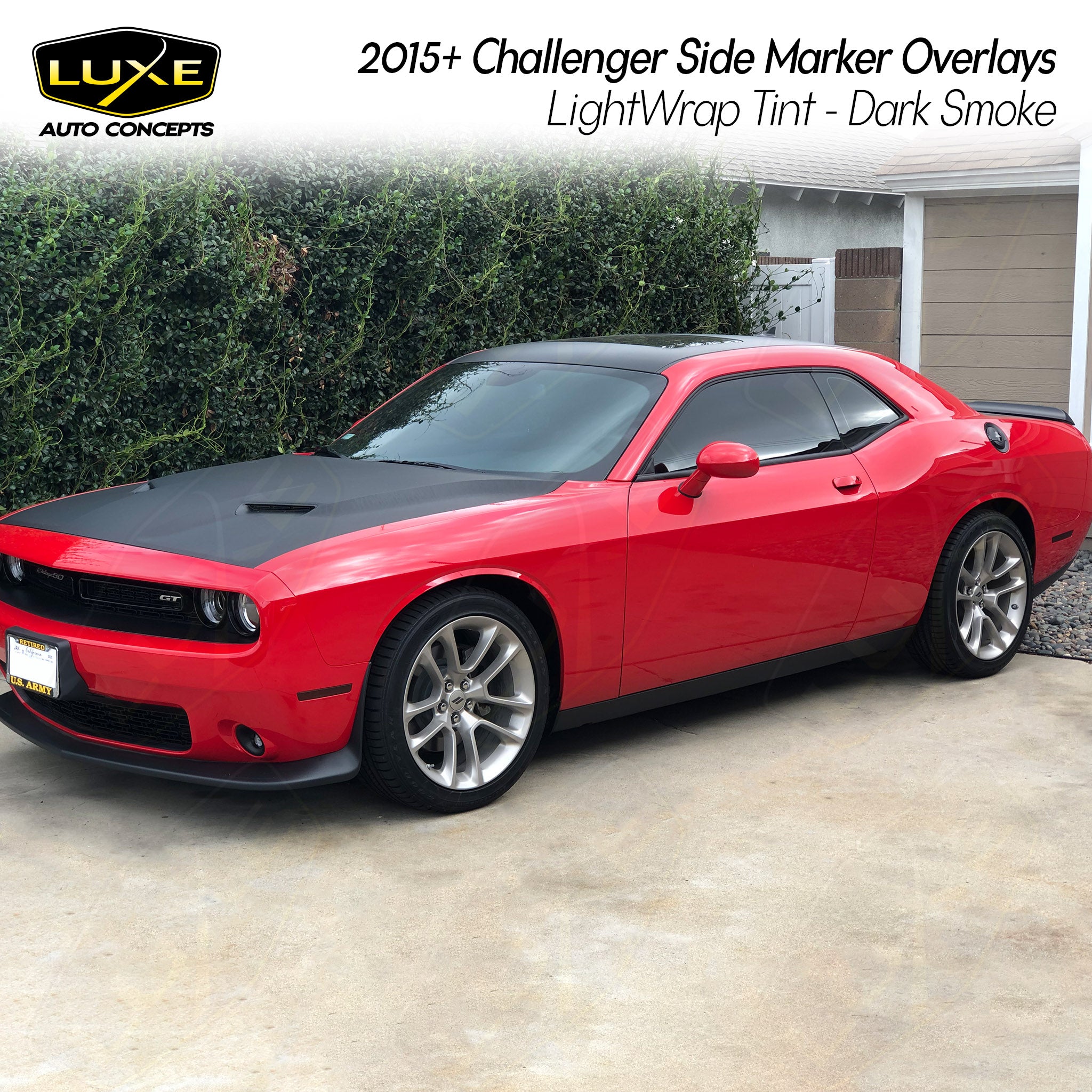 2015+ Challenger Side Marker Overlays - LightWrap Tint Vinyl — Luxe Auto  Concepts