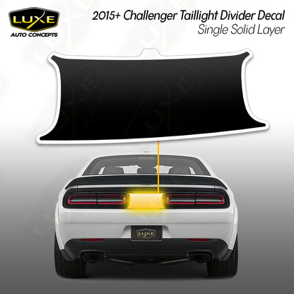 2015+ Challenger Taillight Divider Decal - Single Solid Layer Kit