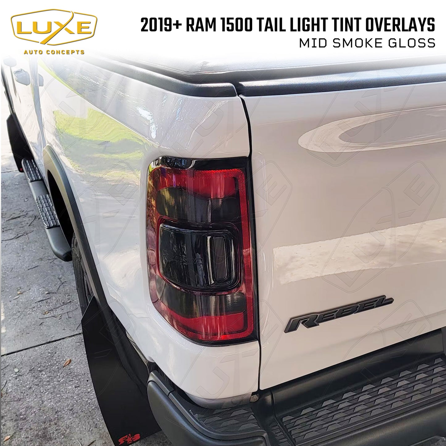 RAM 1500 Tail Light Tint - Overlays Kit