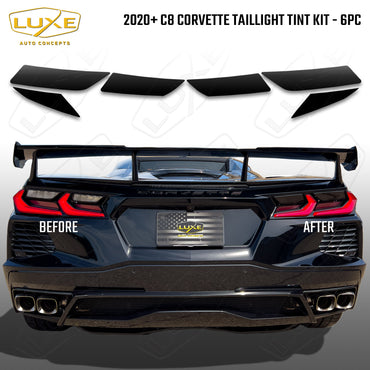 C8 Corvette Taillight Tint - 6pc Kit