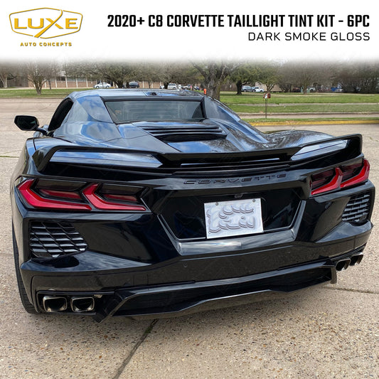 C8 Corvette Taillight Tint - 6pc Kit