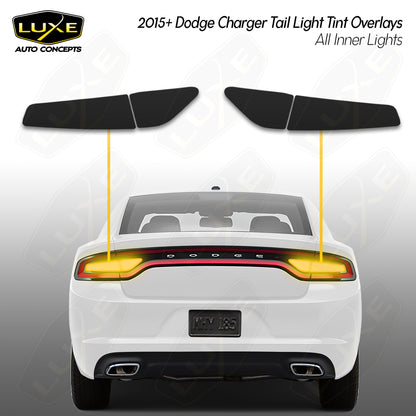 Charger Tail Light Tint - All Inner Lights Overlays Kit