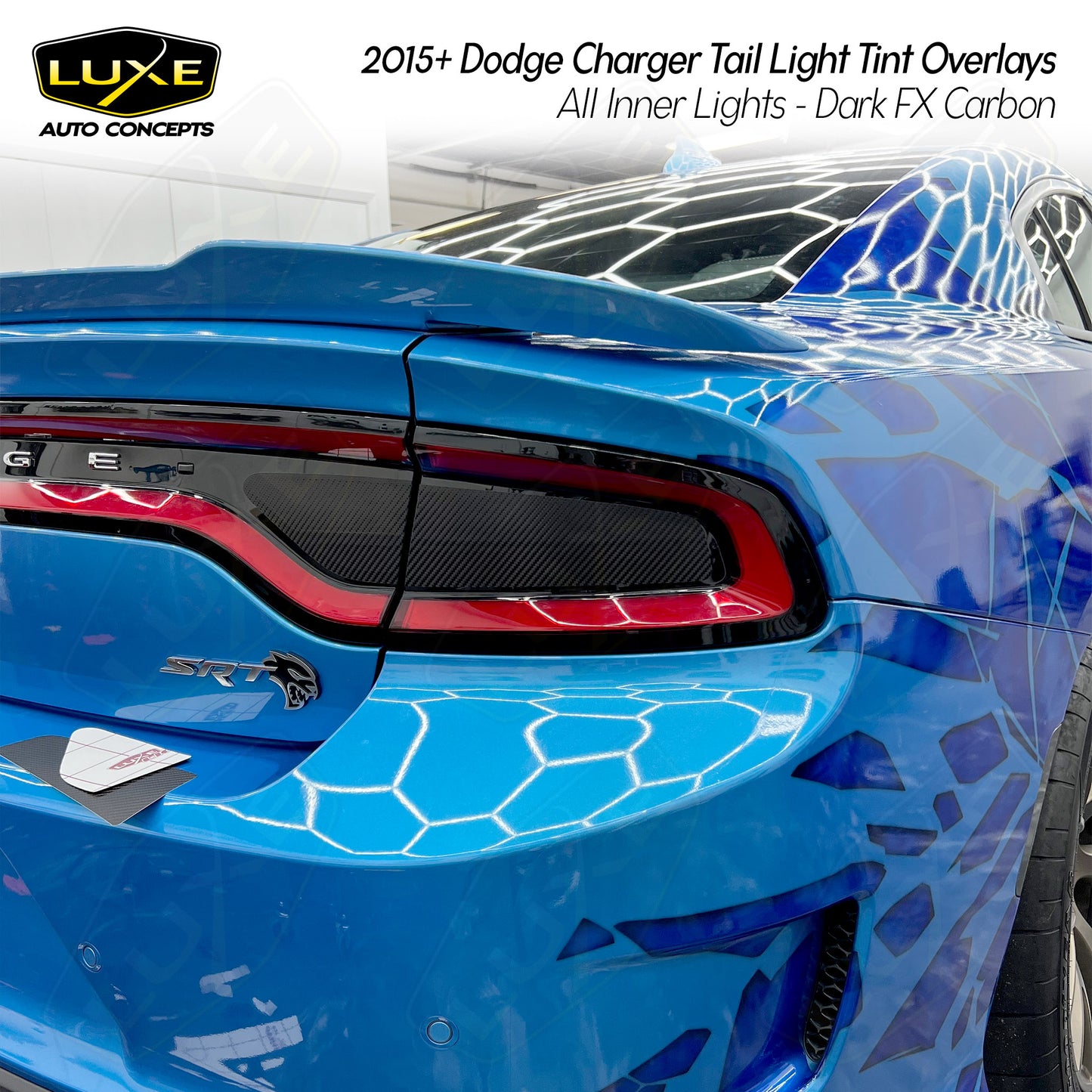 Charger Tail Light Tint - All Inner Lights Overlays Kit