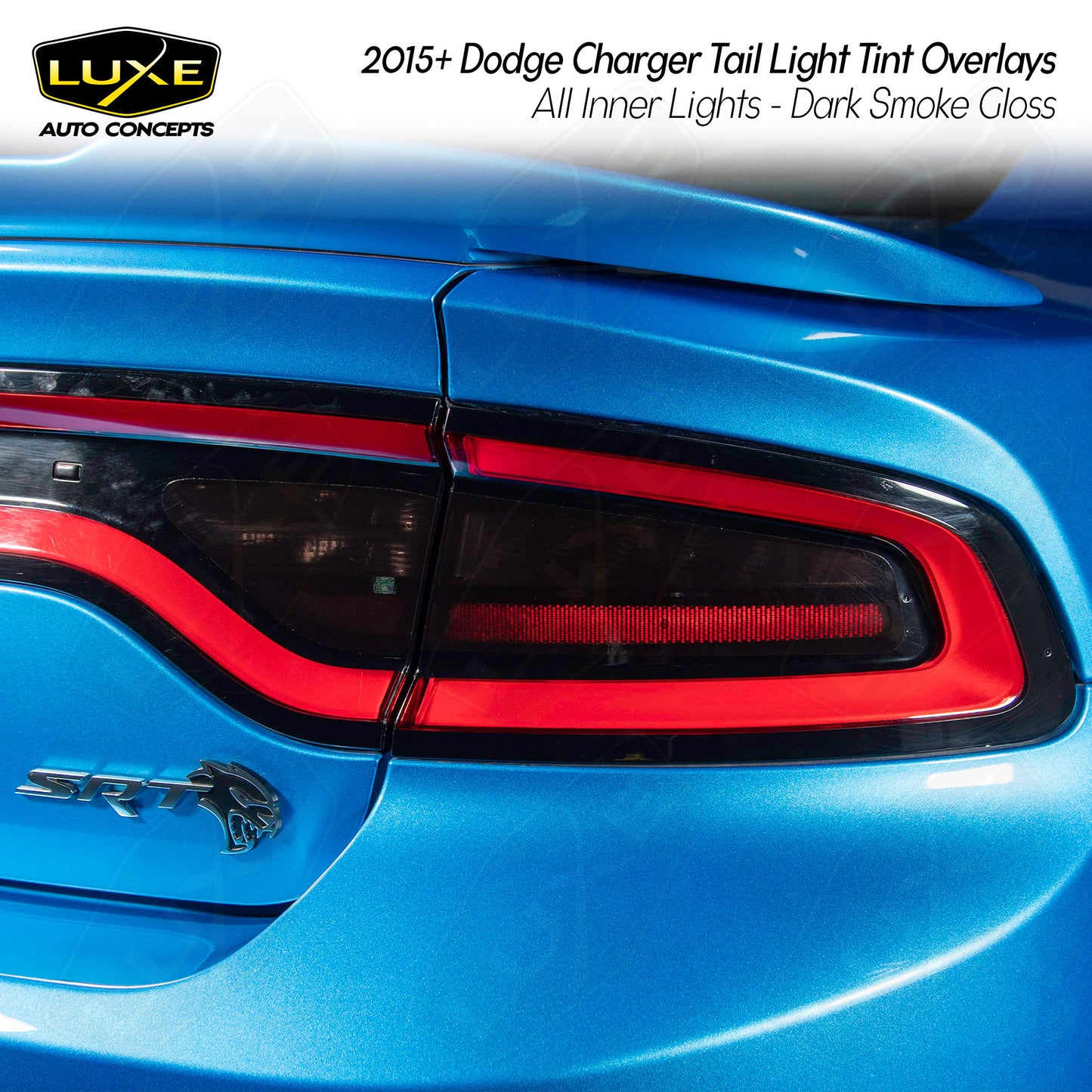 Charger Tail Light Tint - All Inner Lights Overlays Kit