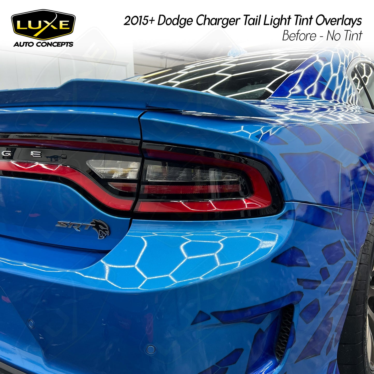 Charger Tail Light Tint - All Inner Lights Overlays Kit