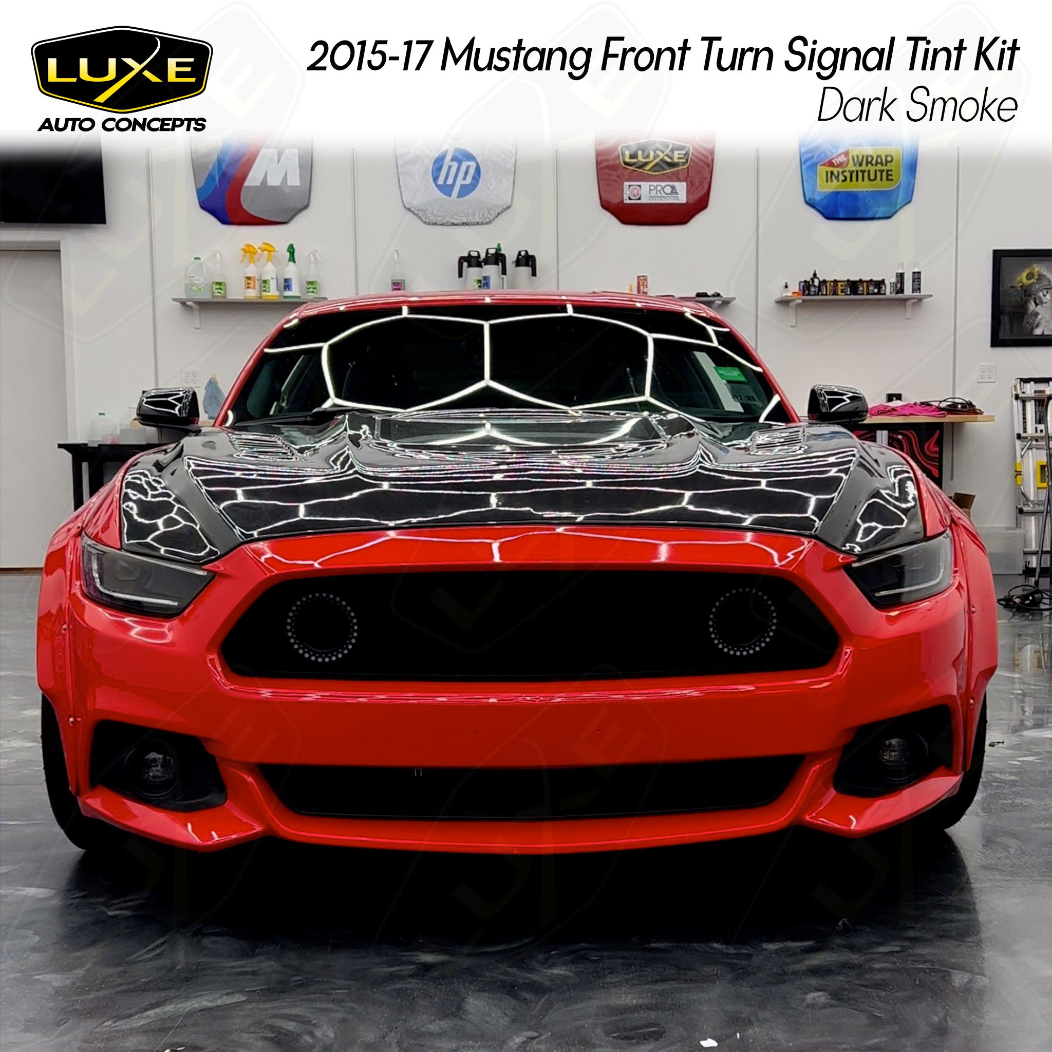 2015-17 Mustang Front Turn Signal Tint Kit (Non-Shelby GT350R/GT 350) —  Luxe Auto Concepts