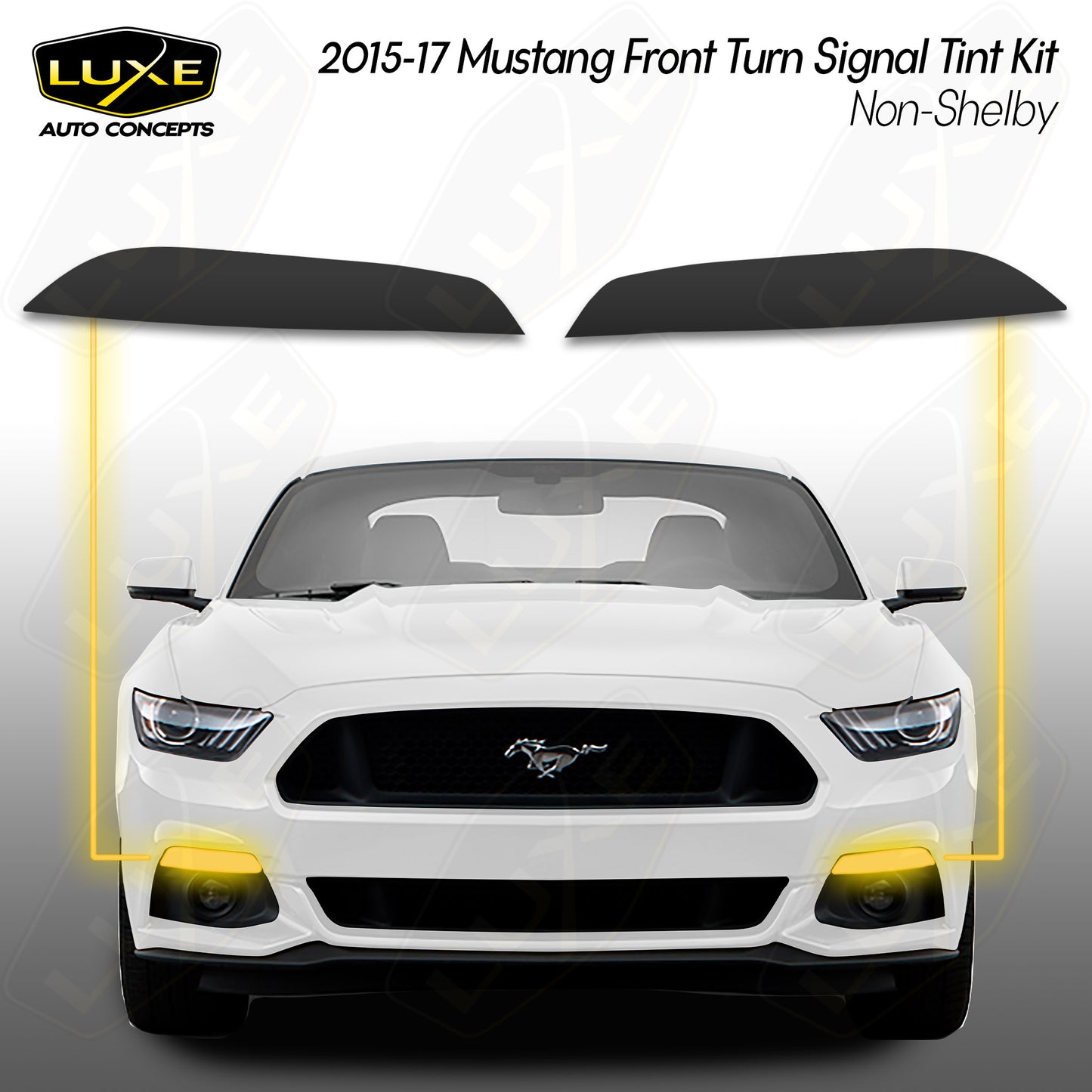 Kit de tinte de luz intermitente delantera Mustang 2015-17