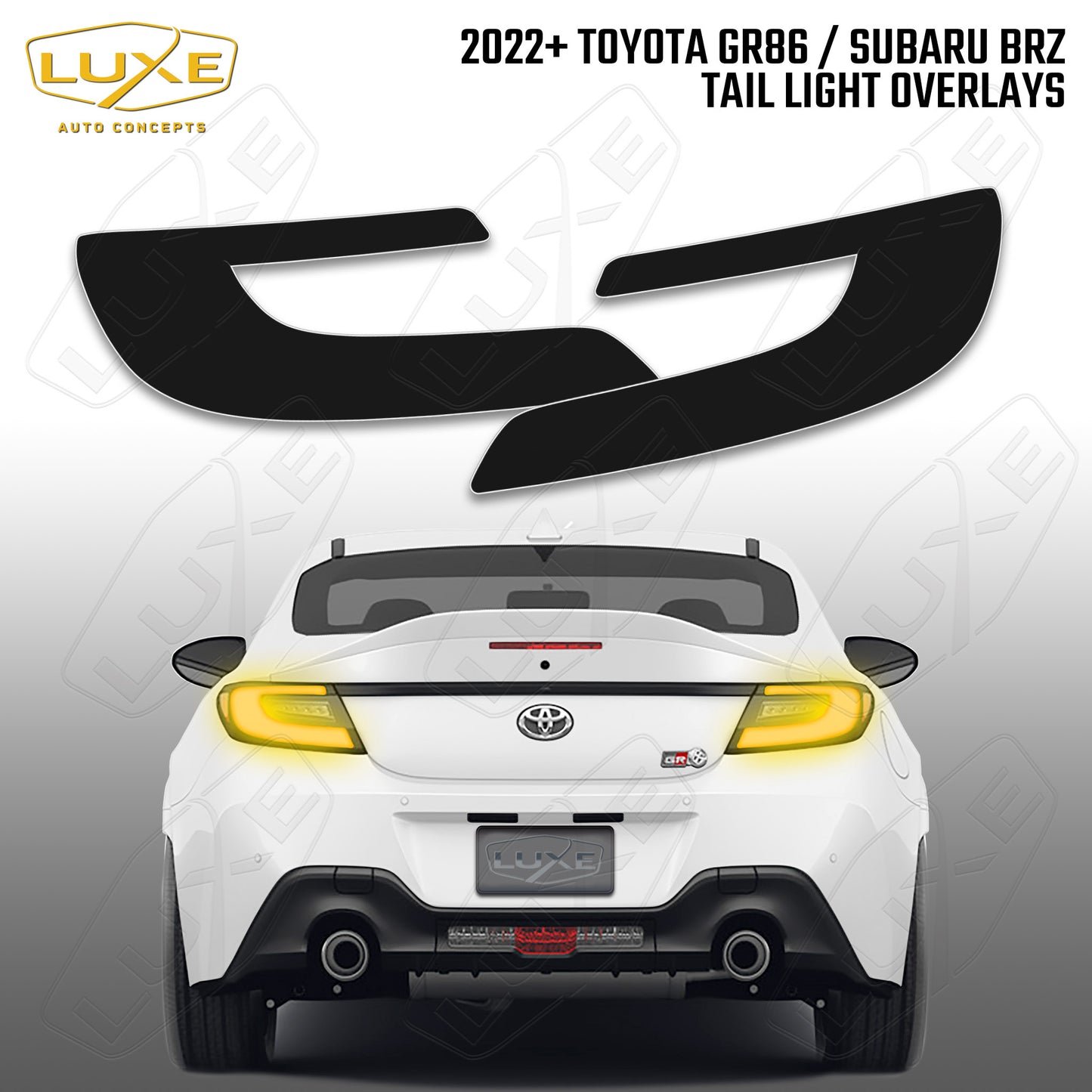 2022+ Toyota GR86 / 2022+ Subaru BRZ Taillight Overlays - 01 Main Light