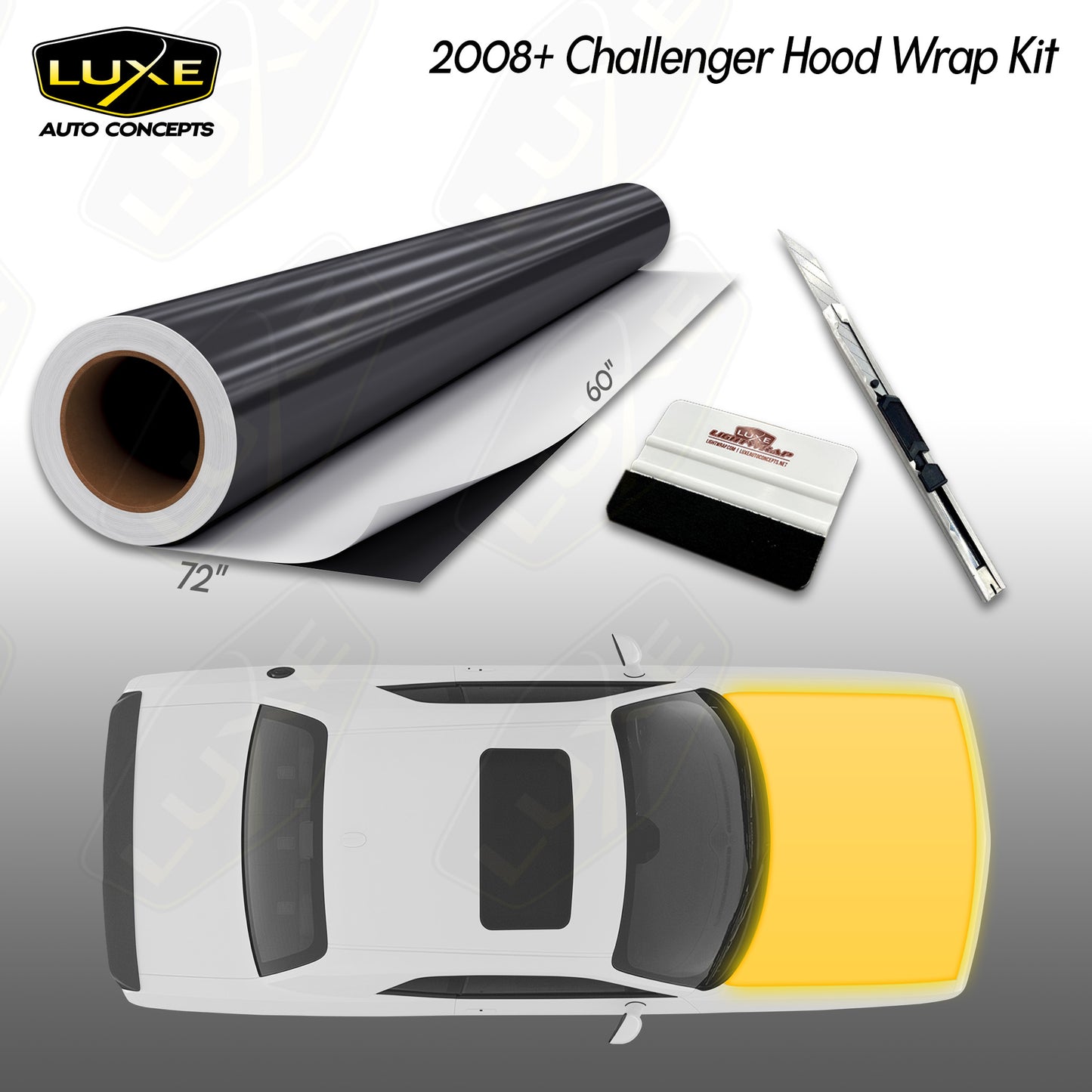 2008+ Challenger Hood Wrap Kit