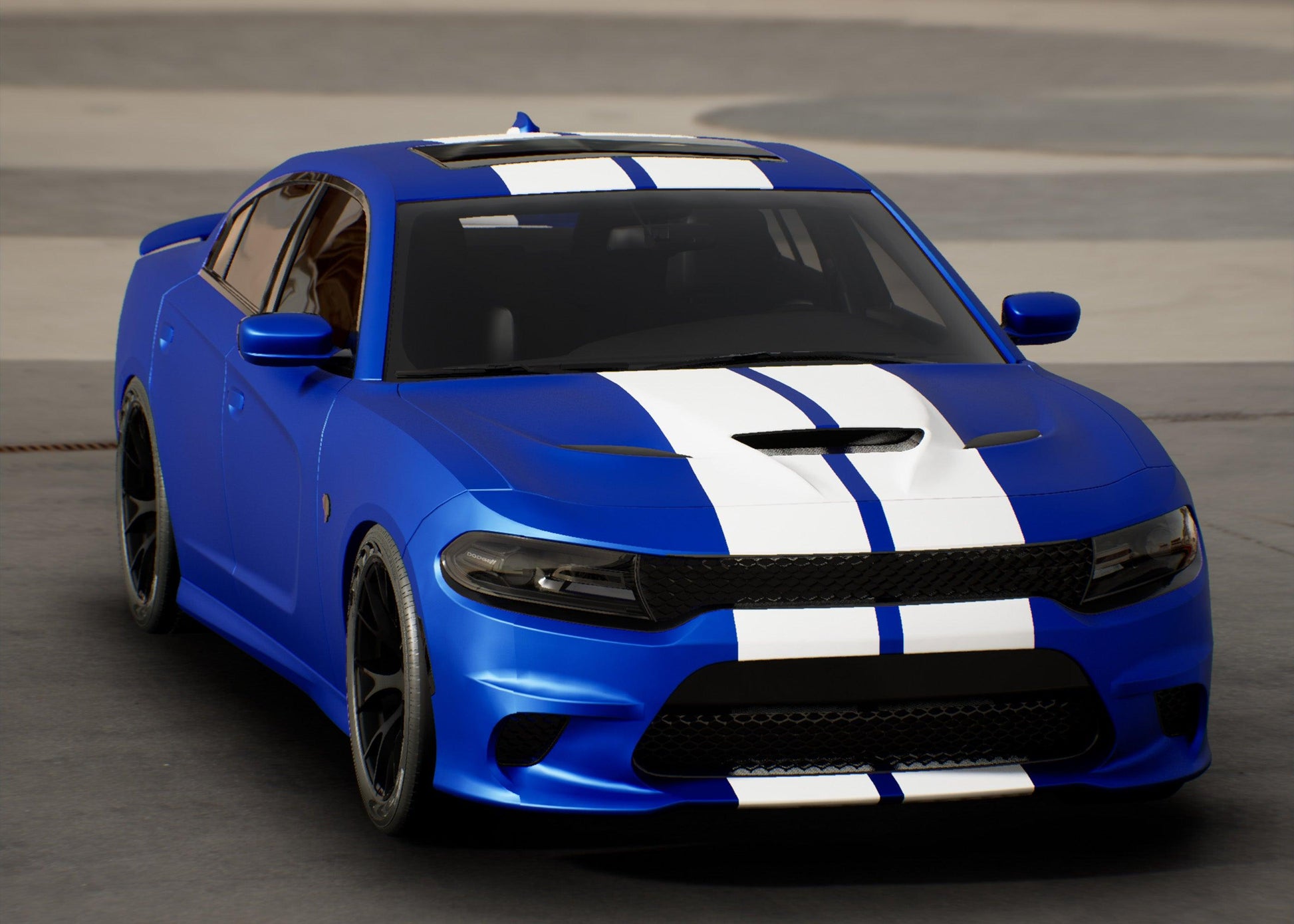 Standard Vehicle Stripe Kit - Dual 12" - Luxe Auto Concepts