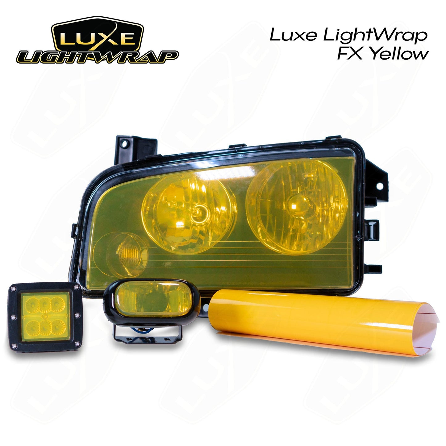 Universal Headlight Tint Vinyl - Luxe LightWrap