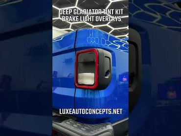 Jeep Gladiator JT Tail Light Overlays - Reverse Lights Grill Cutout Kit