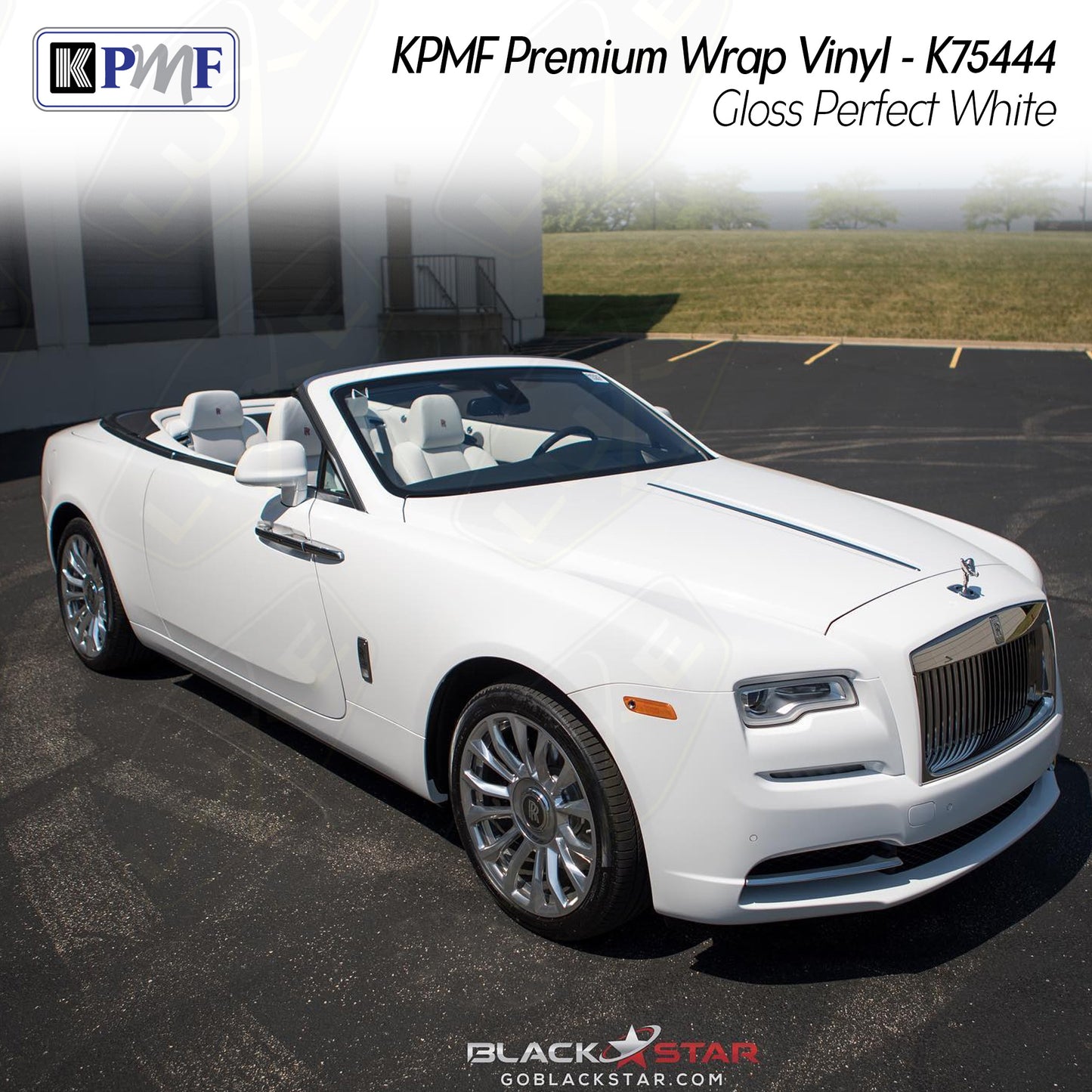 KPMF Wrap Vinyl - K75444- Gloss Perfect White