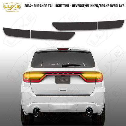 Durango Tail Light Tint Overlays - Reverse/Blinker/Brake Light Kit